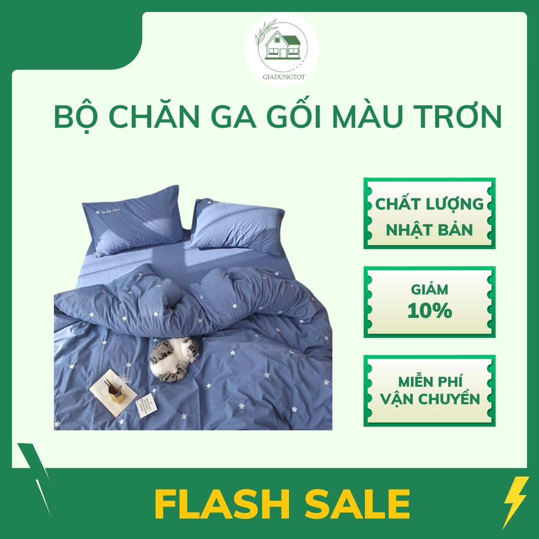 Bộ ga gối chăn 4 món Bộ ga gối chăn 4 món