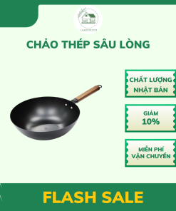 chảo thép sâu lòng 30cm
